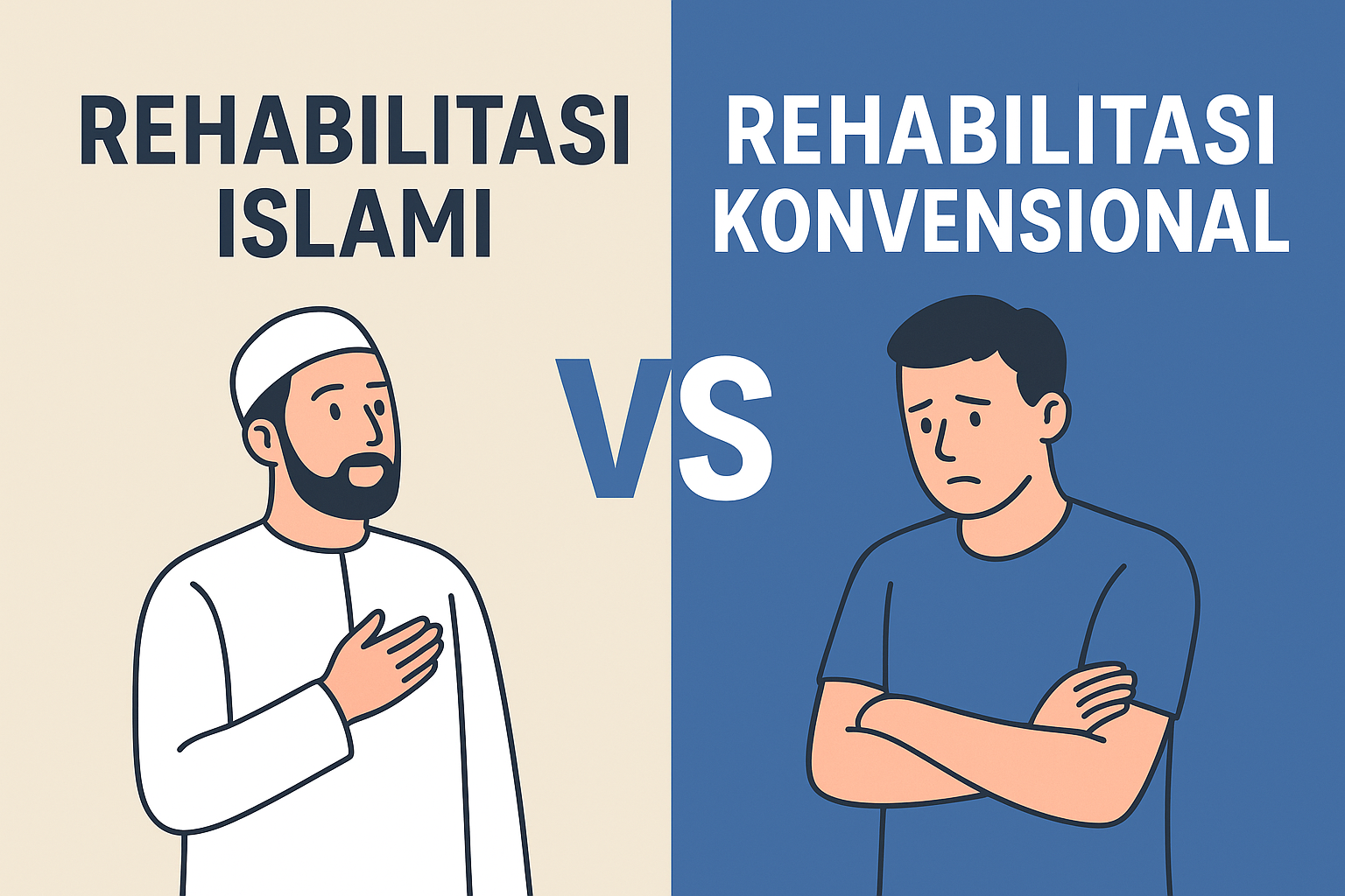rehabilitasi islami vs rehabilitasi konvensional