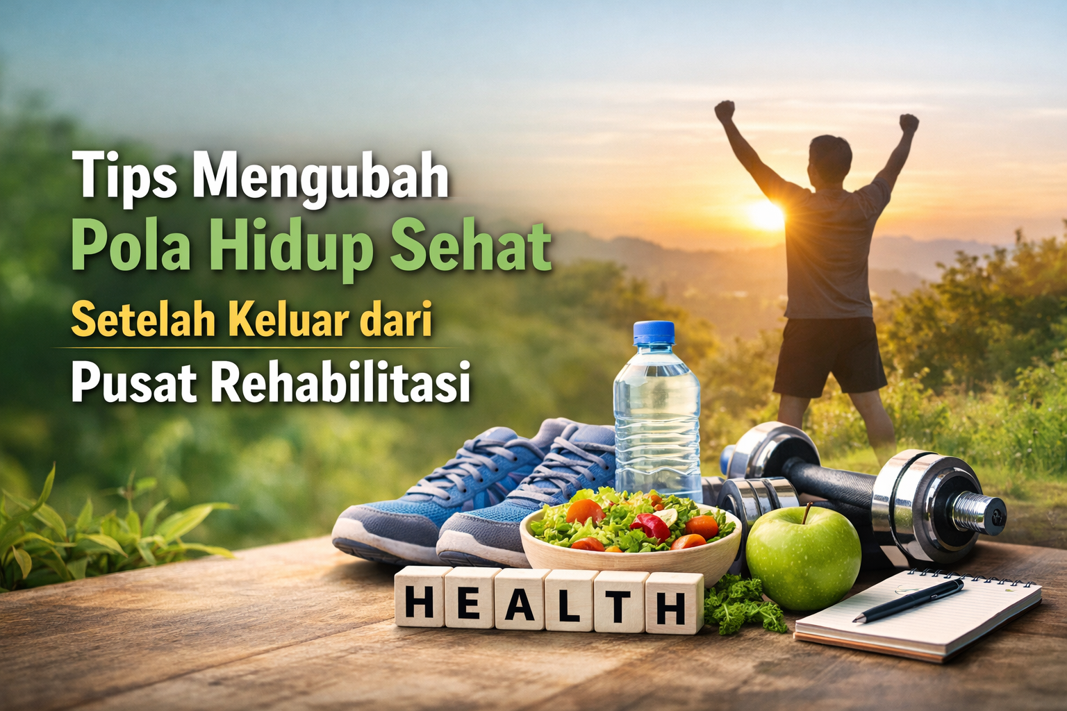 tips mengubah pola hidup sehat setelah keluar dari pusat rehabilitasi